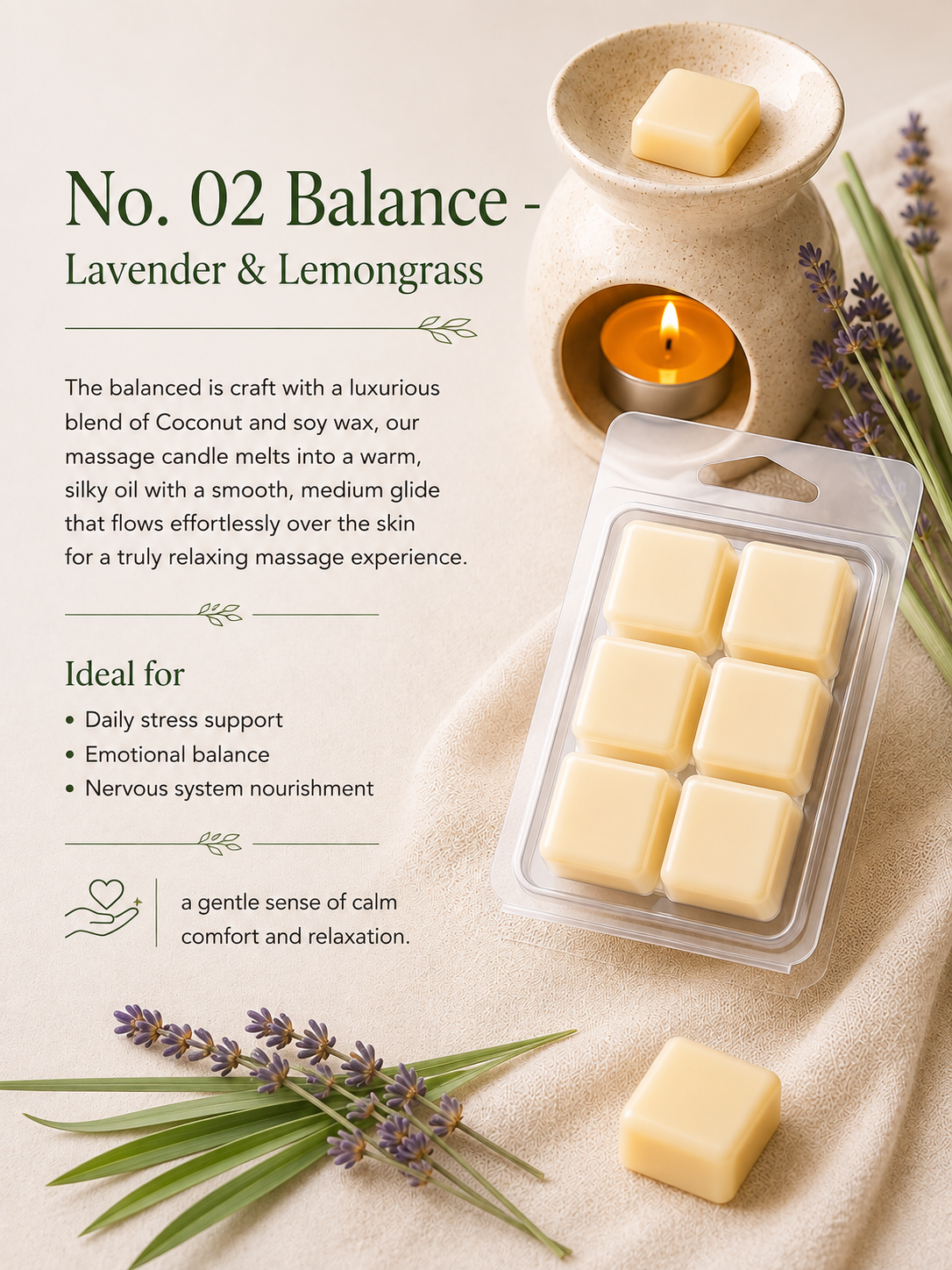 Aromatherapy Massage Melt Shot - 85 g