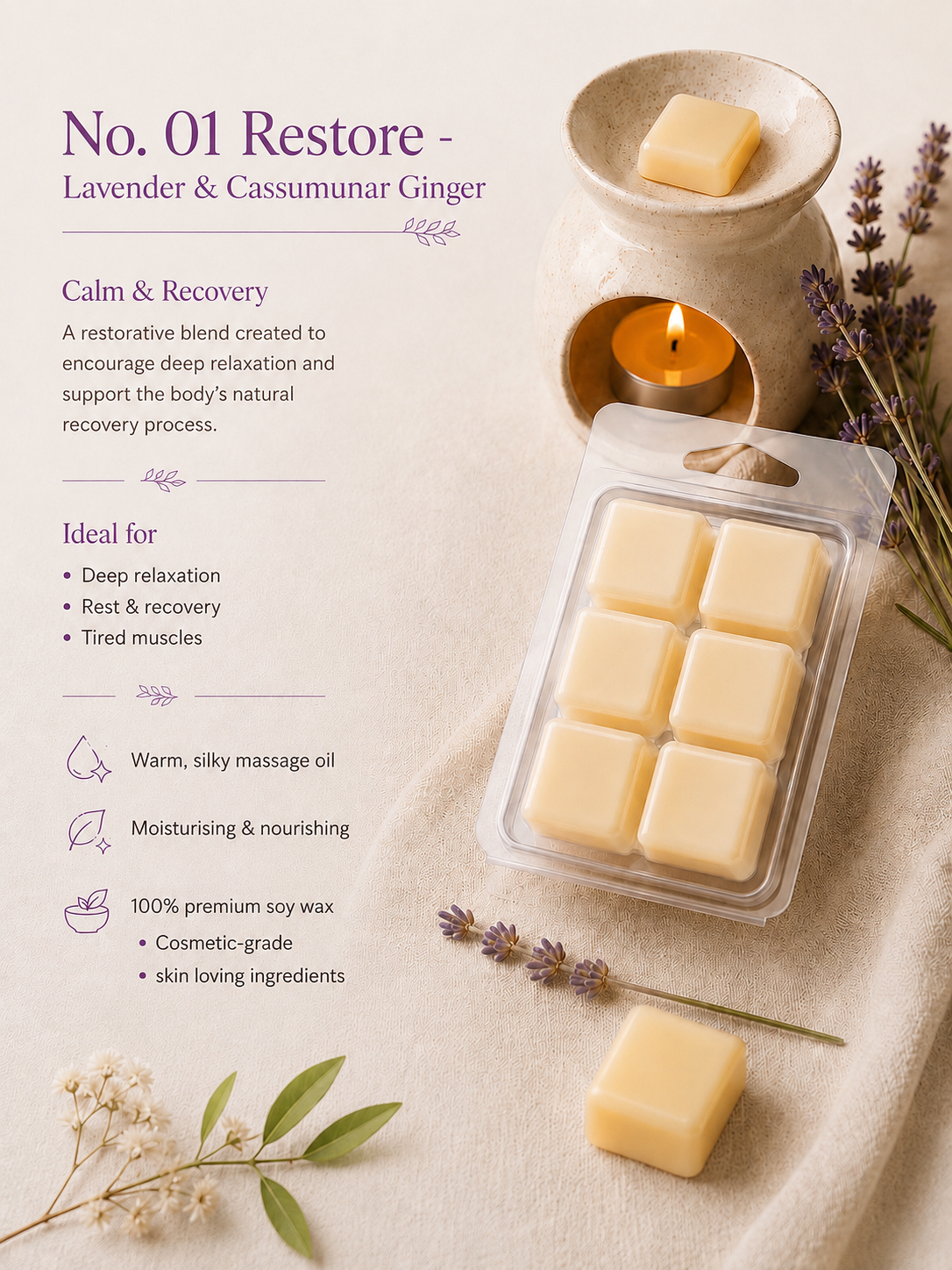 Aromatherapy Massage Melt Shot - 85 g