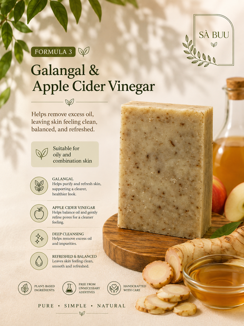 Galangal & Apple Cider Vinegar Herbal Soap