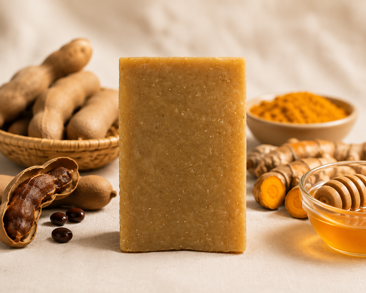 Tamarind, Turmeric & Honey Herbal Soap