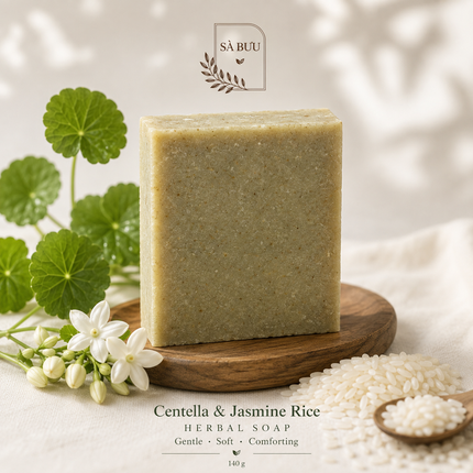 Centella & Jasmine Rice Herbal Soap
